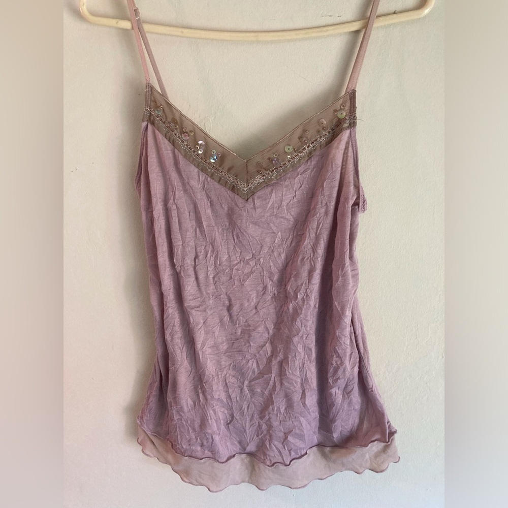 Mauve Decorative Cami